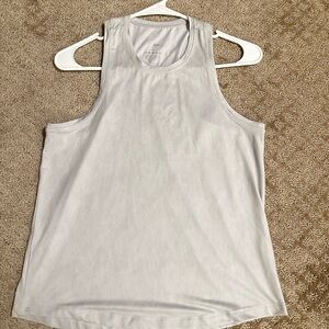 White Athletic Tank Top